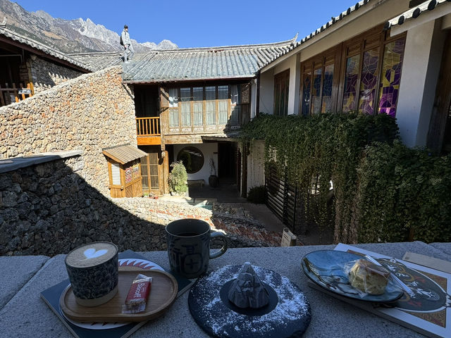 Morning Bliss in Yuhu Village: Coffee with a Side of Jade Dragon Snow Mountain Morning Bliss in Yuhu Village: Coffee with a Side of Jade Dragon Snow Mountain
