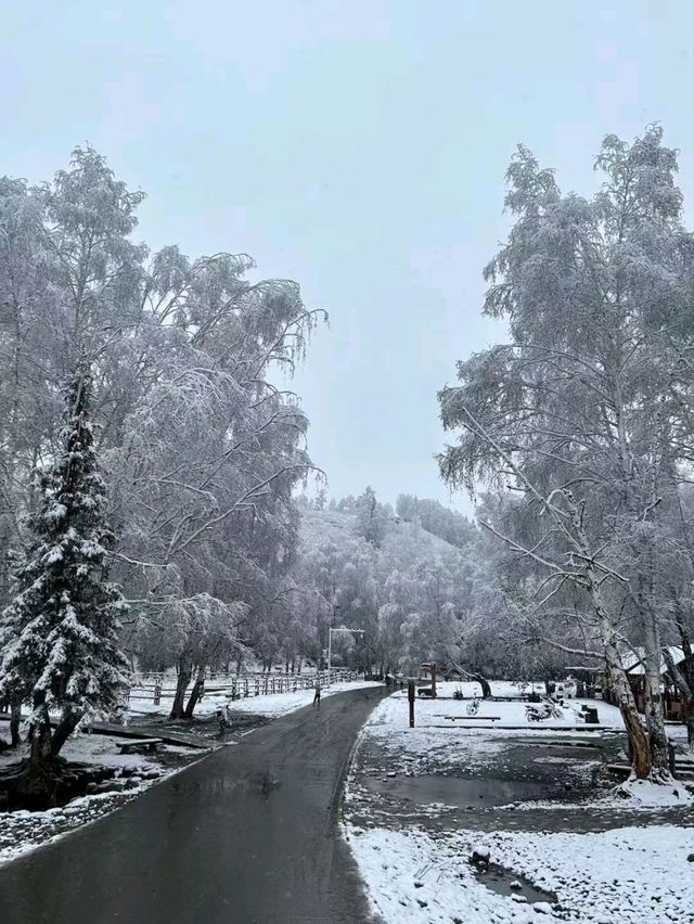 Hemu in White: A Kazakh Village Frozen in Beauty