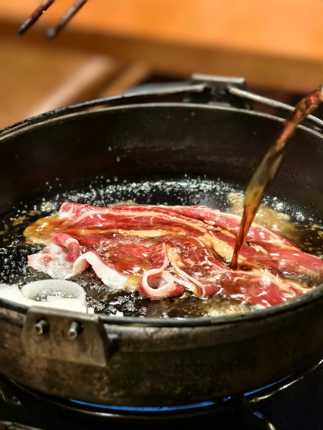 海上世界居酒屋，正宗關西壽喜燒