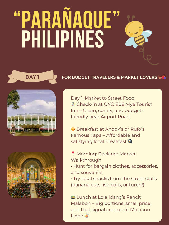 Parañaque itinerary 