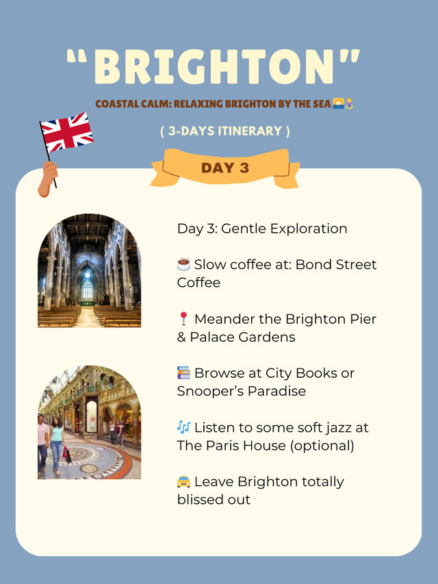 Brighton 3-days itinerary 🤩