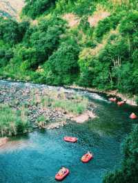 福建德化石龍溪漂流遊玩攻略，適合夏天玩