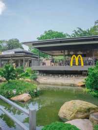 JAPANESE-INSPIRED McDONALD’S OUTLET WITH TERRAPIN POND! 🇯🇵🍔