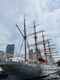 桜木町🇯🇵 重要文化財の〝帆船日本丸〟の船内見学ができるよ🛳️ˊ˗