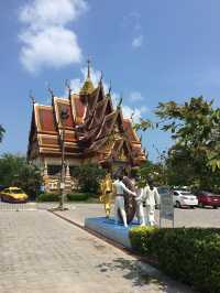 🌞 Koh Samui’s Big Buddha Temple — Peace, Planes & Coconut Breaks 🛕🥥✈️