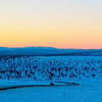 オーロラで有名なラップランドの村🇫🇮