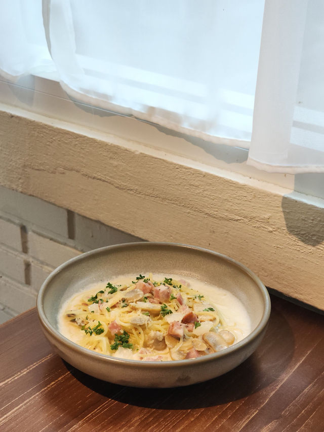 ร้านพาสต้าที่หนึ่งในใจ 🍝🥓🧅