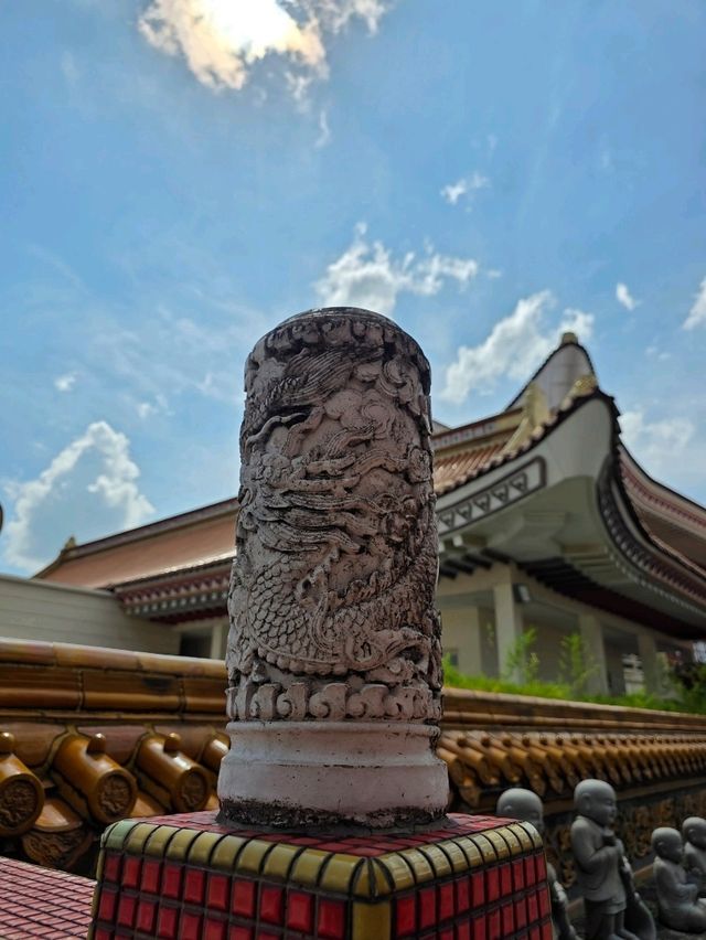The majestic Paifang of the Hall of Universal Brightness Carpark Gate 