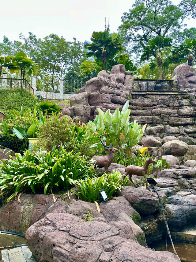 Whispers of Water: A Serene Pause in the Garden