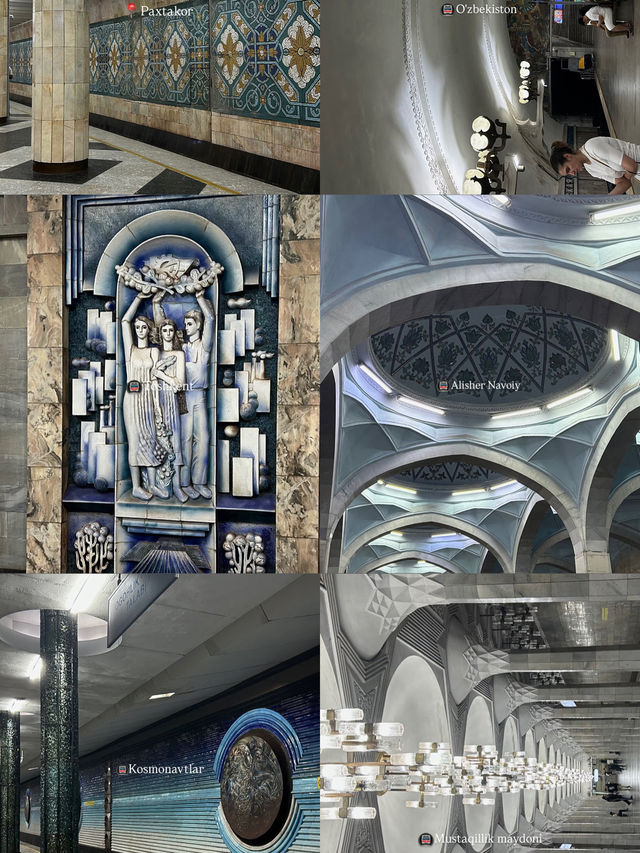 🇺🇿【Tashkent Metro】地下に広がる美術館
