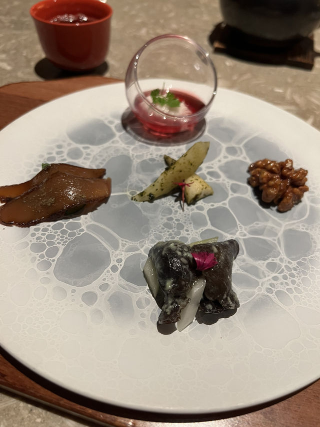 北投雍翠庭米其林餐廳，好好吃～