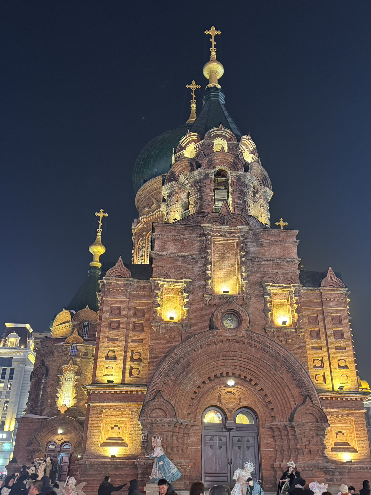✨ Architectural Splendor in the Heart of Sofia: St. Sofia Church 🏛️

St. Sofia Church stands proud as one of Bulgaria’s most iconic landmarks, blending a stunning Russian-influenced design with centuries of history—perfect for culture seekers and architecture buffs! The building’s Western-style façade takes on a magical glow at night, making it a favorite spot for travelers and locals alike.

Start your visit by tracing the church’s grand exterior—capture the impressive arches and centuries-old brickwork. For must-do moments, step inside to admire the serene interior and the ancient mosaics that hint at its rich past. Don’t miss wandering around the outdoor cultural landscape; the close-up details of the building make for eye-catching night photography. For that insta-worthy shot, snap your photos from the main entrance with the church dramatically illuminated after sundown (tip: night lighting really highlights the architectural features!).

Practical visiting tips: St. Sofia is centrally located (ul. "Paris" 2), easily accessible by foot or public transport. Summer hours run from 7:00 AM–7:00 PM, while winter’s slightly shorter at 7:00 AM–6:00 PM. Avoid midday crowds for peaceful exploring and prime photo ops. Extra caution: Pavement around the church can be uneven, so watch your step if you opt for a twilight stroll!

Personal insight—if you’re fascinated by Russian influences, take time to observe the subtle details, from domes to lavish iconography, for a true east-meets-west experience!

#Sofia #StSofiaChurch #Architecture #NightPhotography #CulturalLandmark