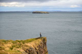 [Iceland - Stykkishólmur] Scaling Sugandisey Island: An Adorable Lighthouse and the End of the World.