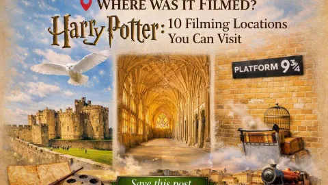 📍 WHERE WAS IT FILMED? — Harry Potter: 10 Filming Locations You Can Visit 🪄🚂 — traveler post in Durham
