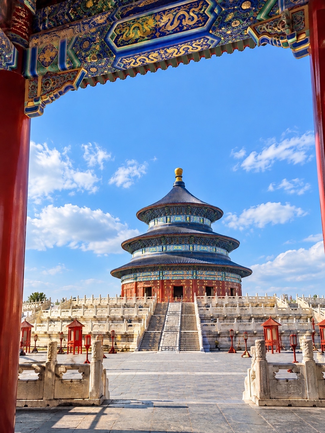 🇨🇳🏯 Thiên Đàn (天坛) — Kiến trúc hoàng gia Trung Hoa nằm ngay trung tâm Bắc Kinh ✨💙
