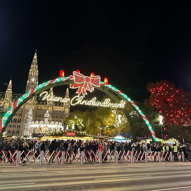 Magical Christmas Market In Vienna