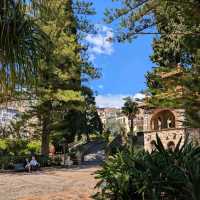Beautiful garden in Taormina