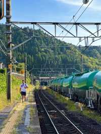 the scenic train ride from Nagiso to Nagoya 🚊