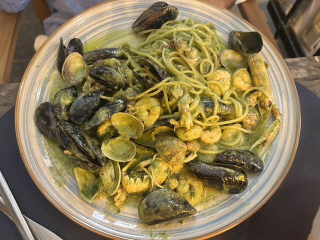 A delicious seafood 