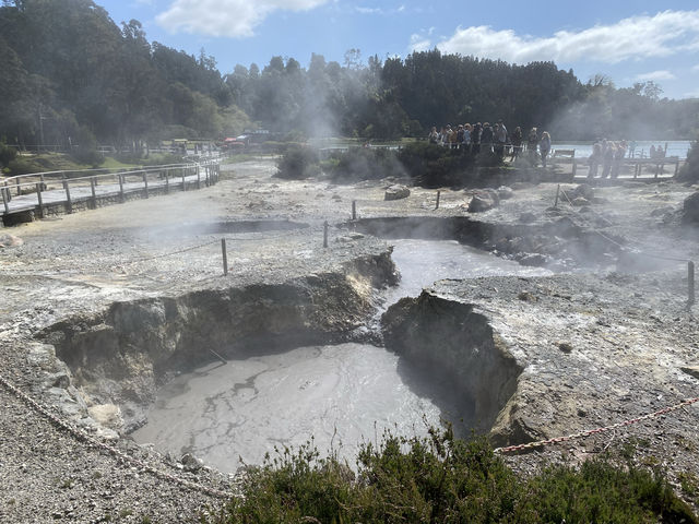 Beautiful hot spring town Furnas