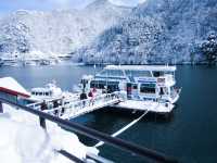 富山冬季熱門觀光路線-莊川遊覽船