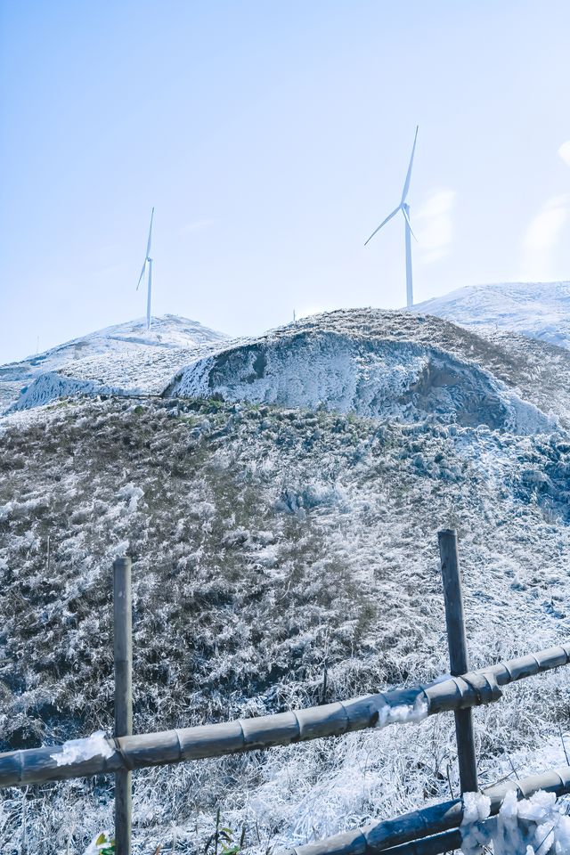 廣州周邊看雪聖地，雲端賞冰雪霧凇奇觀