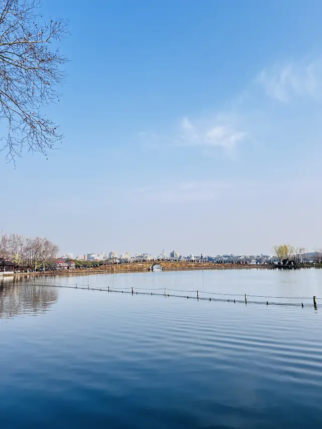 Hangzhou's West Lake | Come to Bai Causeway to feel the early spring~