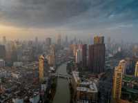 Upon the Suzhou River, the Shanghai Suning Bellagio Hotel with an exceptional view.