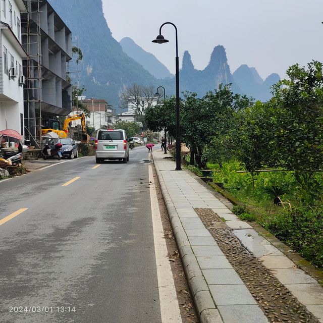 陽朔興坪是個能淨化人情緒的地方