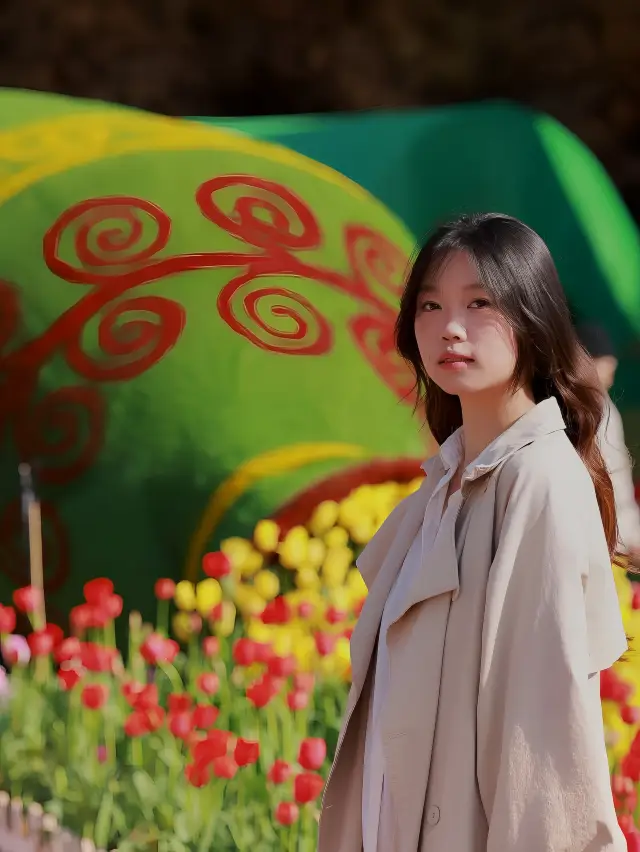 昆明捞渔河濕地公園｜100萬株鬱金香，賞花好去處！（附攻略）