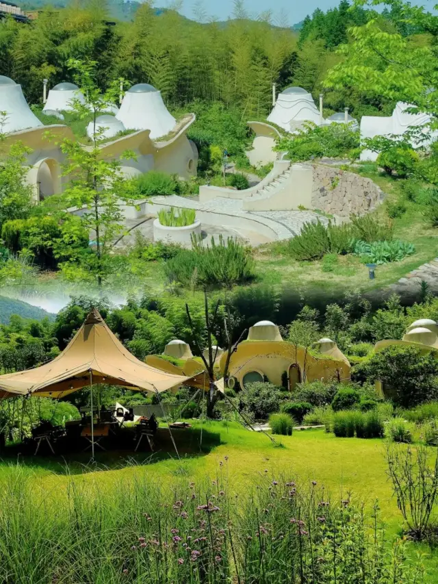 Huzhou Wild Boundary Resort Hotel - A planetary cave dwelling in a mountain garden!
