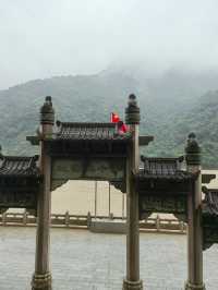 雨中徒步北江小三峡，白庙到飛來寺