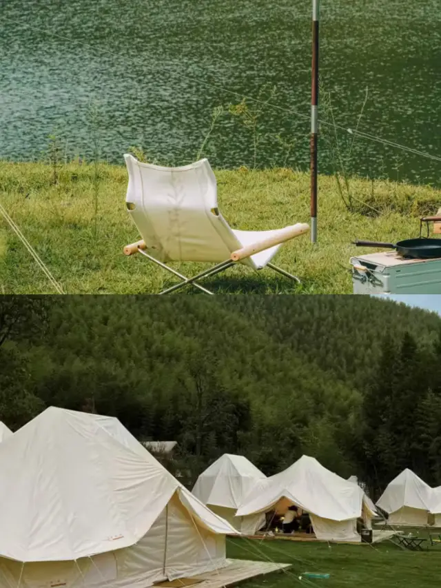 As beautiful as Xinjiang! Anji Xiaohangkeng is a camping paradise.