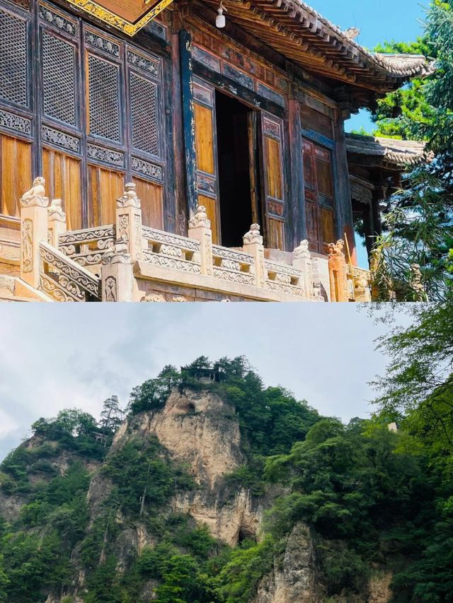 崆峒山。