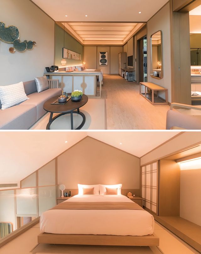 宛如住進「虹夕諾雅」！江浙滬濱海真溫泉酒店。