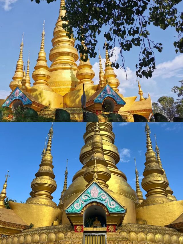 佛國瑰寶，金光閃耀——孟連大金字塔。
