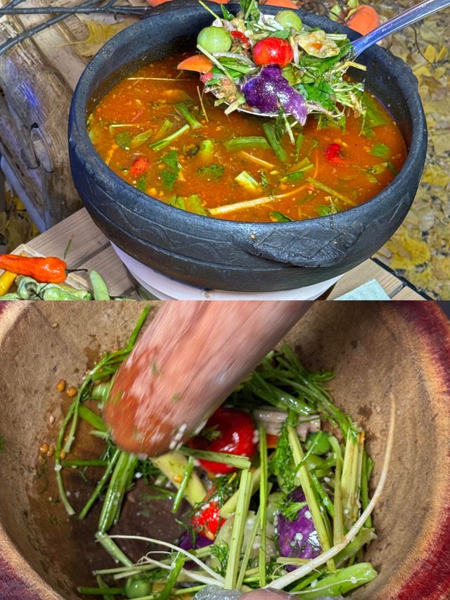 文林街！！銀杏樹下吃貴州酸湯真的好氛圍！！