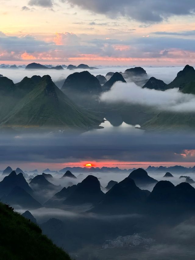 央視力薦的天等劍龍山—真的很美