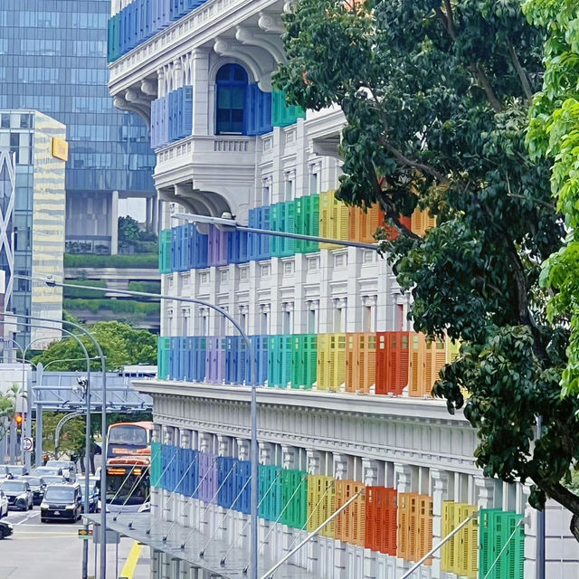 新加坡舊禧街彩色警察局 | 邂逅城市多巴胺