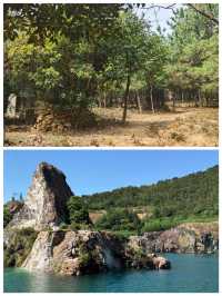 大陽山翡翠湖碧綠嘅湖水養眼秀麗嘅風景令人注目
