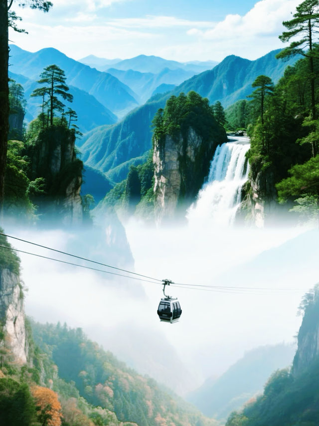 這片"懸浮山"仙境，真的在地球上嗎？
