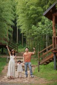 杭州自駕1小時，帶女兒入住童話木屋