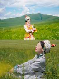 迎接那達慕盛會，換上華麗蒙古族服飾，美炸了