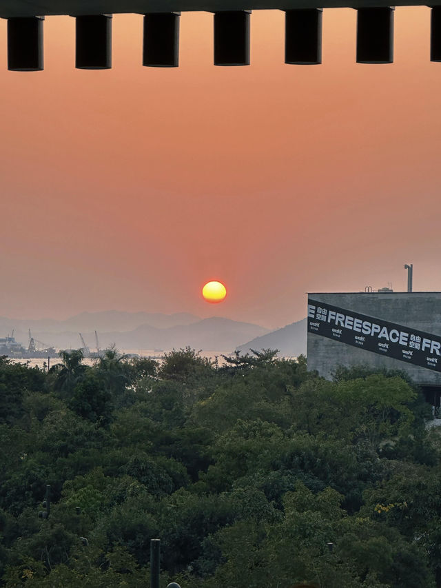 🌇香港追夕陽必衝！西九文化區絕美日落打卡全攻略