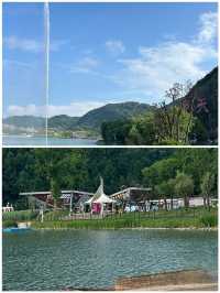 南天湖景區湖光山色山間小徑走走看看心情大好
