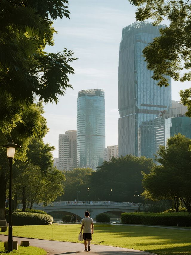 挖到深圳市中心遛娃寶地！人少景美還免費