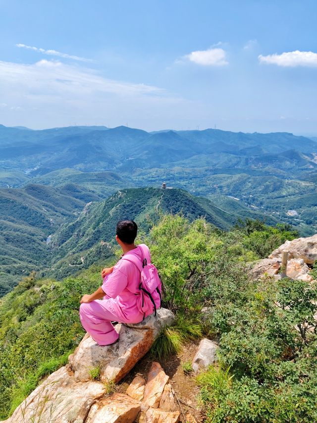 鄭州大熊山摘星樓完結篇 主峰奔赴大鴻寨之路