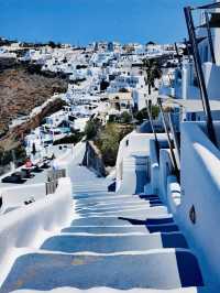 打卡希臘聖托裡尼島啦!!