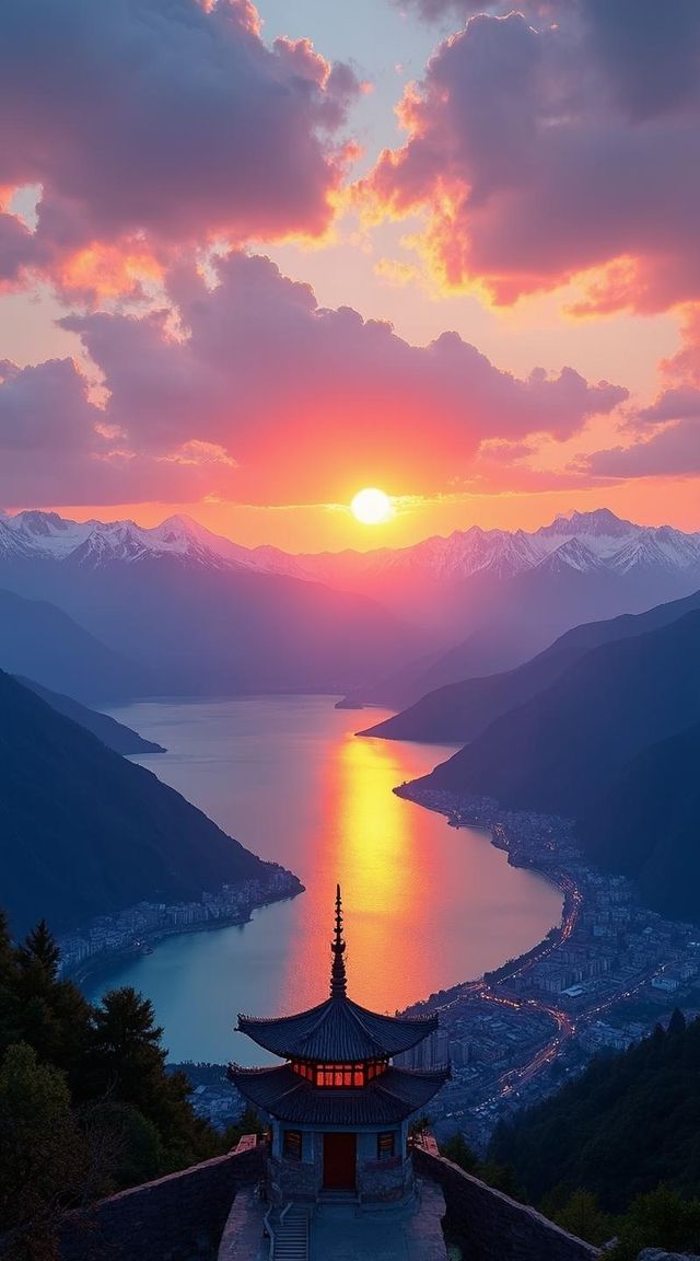 這古鎮,裝下江南與雪山 這古鎮,裝下江南與雪山