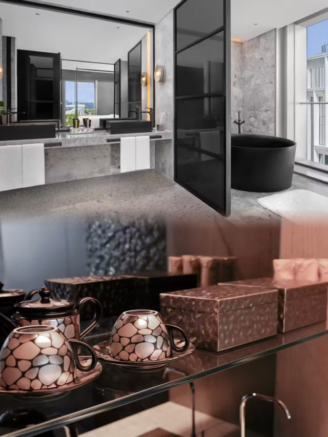 在魔都空中泳池看日落！感謝陳偉霆的推薦